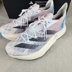 Adidas Adizero Prime X 2.0 Strung White Lucid Cyan Men's Sz 13